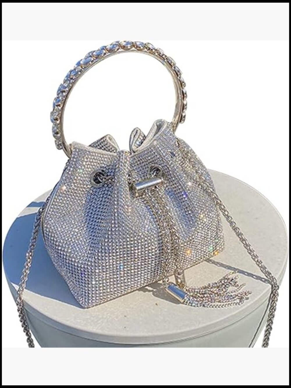 Sparkly Rhinestone Clutch Evening Bag Bling Purse Handbag Party Wedding Prom